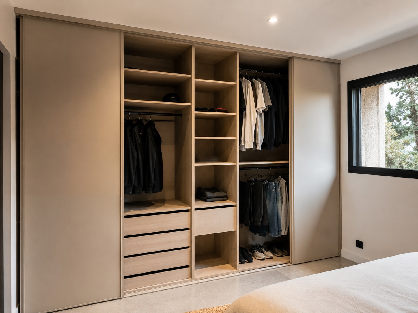 Dressing installé par Cuisine Habitat Concept dans le Var